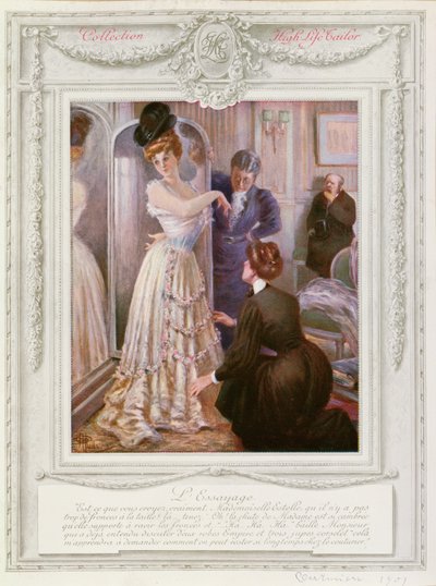 La modista, 1901 de Albert Guillaume